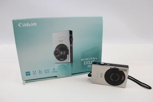 Appareil Photo Canon IXUS L1 APS – Compact Argenté Avec étui, Fonctionne