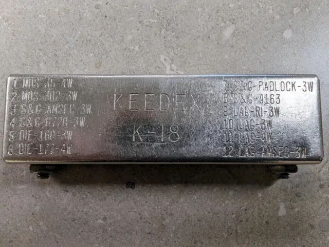 Keedex K-18 Safe Recombination Change Key Set