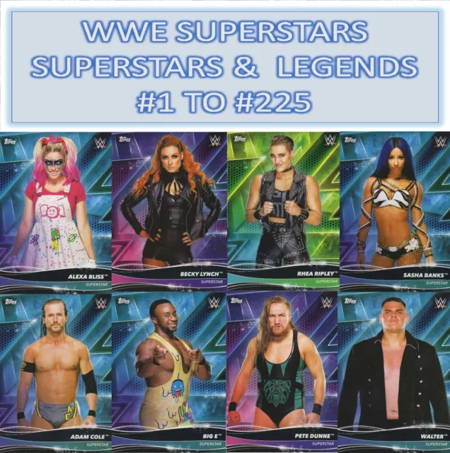 Topps WWE SUPERSTARS trading card collection - Superstars Legends #1 - #225