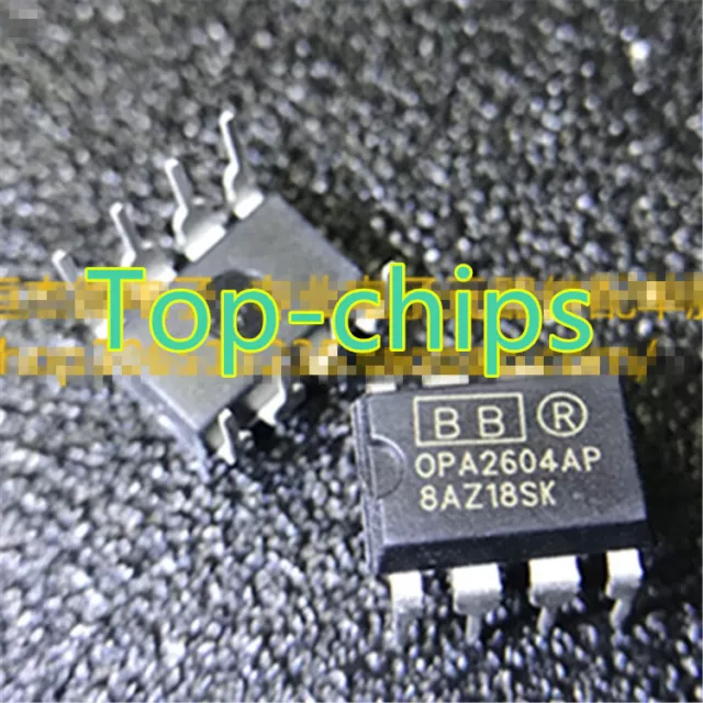 10Pcs Opa2604 Opa2604Ap Opa2604Apg4 Op Amp Ic Burr-Brown/Bb/Ti Dip-8 New