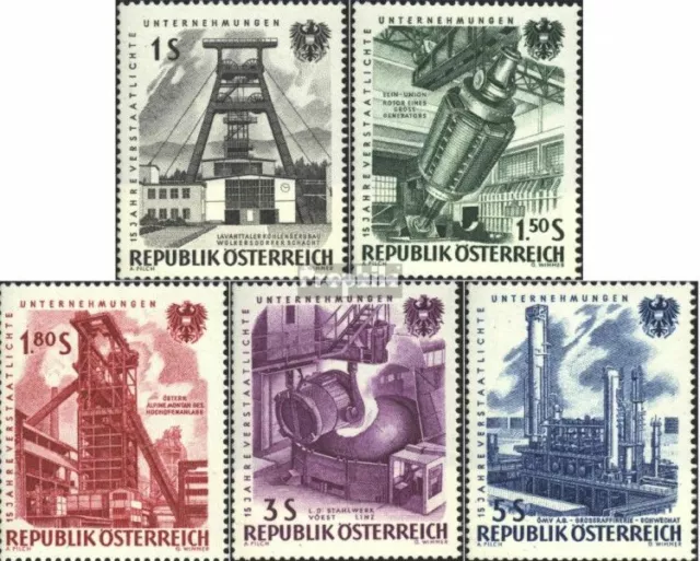 Österreich 1092-1096 (kompl.Ausg.) postfrisch 1961 Staatl.Unternehmen