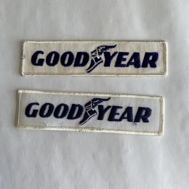 Lot Of 2 GoodYear Vintage Patches Free Shipping!