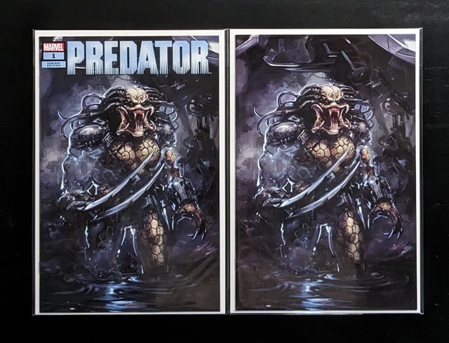 Predator #1 - Clayton Crain Variant Set - Trade Dress + Virgin - 2022 Marvel