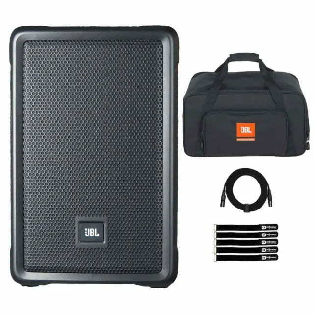 JBL Professional IRX108BT Powered Active 8" Portable PA DJ Gig Speaker w Bag