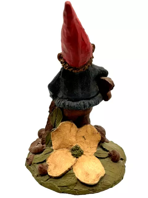 Vintage Tom Clark "Doug" 1984 Gnome Holding Dog Bone Figurine 6" Tall 3