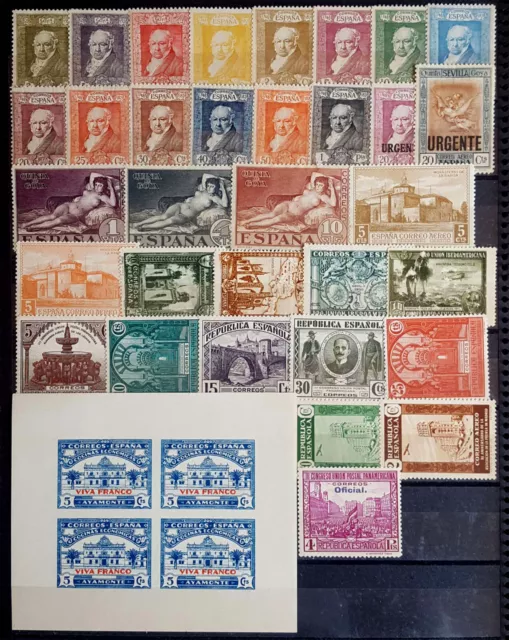 SPAIN  1920-1940 Collection - mostly mint MH/*