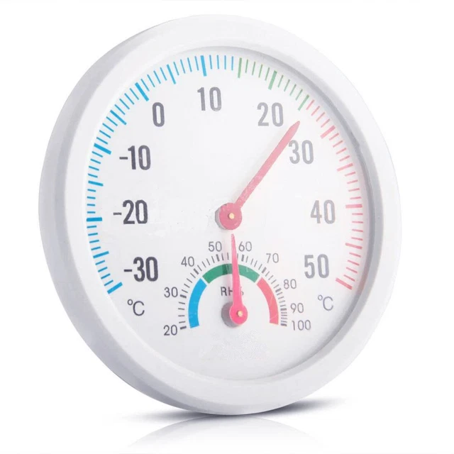 Maison Hygromètre Thermomètre Extérieur Humide Humidité Intérieur Jauge