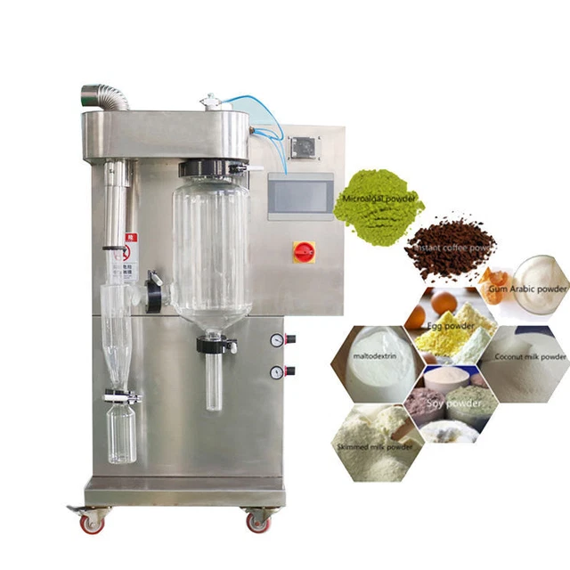 2L Stainless Steel Spray Dryer Drying Powder Sensitive Liquid Materials Machine