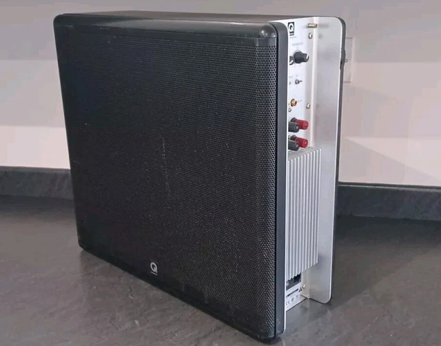 Q ACOUSTICS QAV Subwoofer Black Compact Slim Line £115.00 PicClick UK