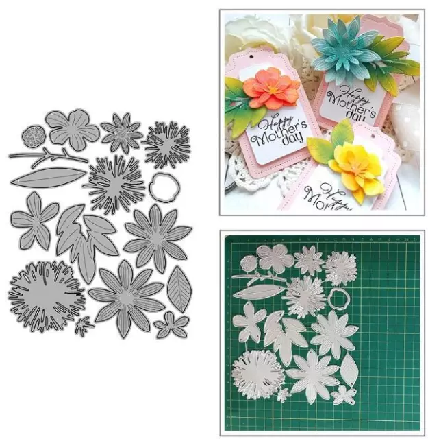 Flower Metal Cutting Dies DIY Scrapbook Album Paper Card Decoration Crafts