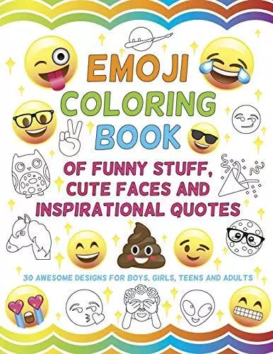 Emoji Coloring Book of Funny Stuff, Cute Faces and Inspiratio... by Nyx Spectrum