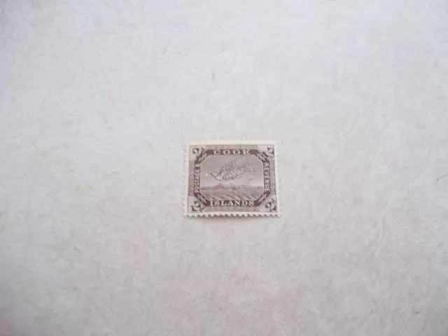 COOK ISLANDS Stamps SG 44 Scott 42 Row 2 # 8 VARIETY " Message In Beak" OG