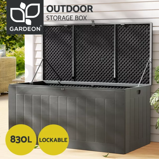 Gardeon Outdoor Storage Box 830L Container Indoor Garden Bench Tool Sheds Chest