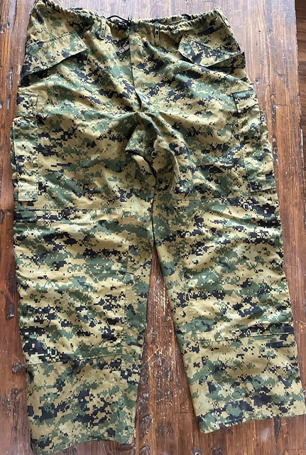 Usmc Apecs Gore Tex Digital Marpat Cold Weather Pants Large Regular inseam 30”