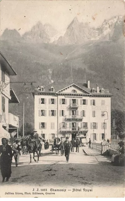 74 Chamonix #27193 Grand Hotel Royal Et De Saussure Coupling