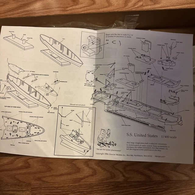 Glencoe Segelschiff Modellbausatz - 1/400 & 1/250 Constitution & Gertrude L. Thebaud
