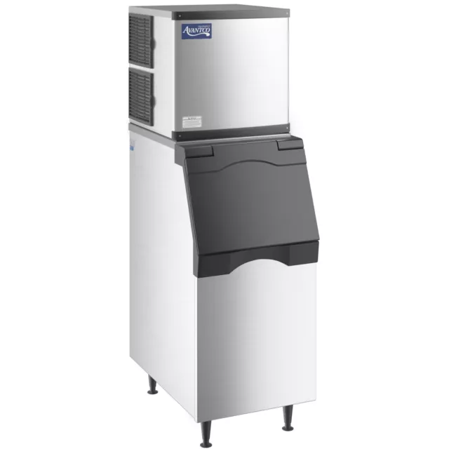 22" Air Cooled Modular Half Cube Ice Machine with Ice Bin - 350 lb.