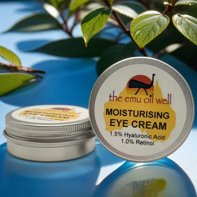 Moisturising Eye Cream with Emu Oil Retinol & Hyaluronic Acid  for wrinkles 25g