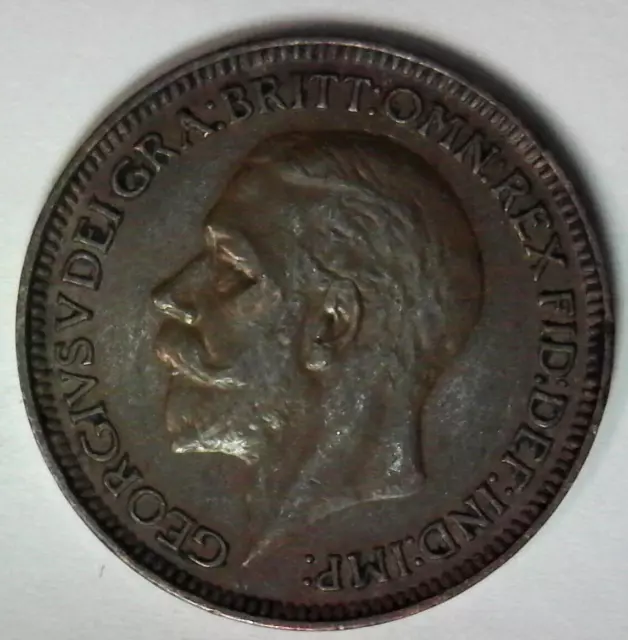 1928 Great Britain Farthing. Very nice higher grade coin Looks great