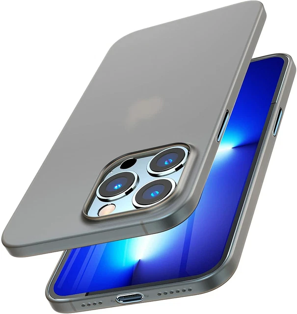 TOZO Phone Case Cover for iPhone 13 Pro Max Case 6.7 inch Hard Thin Matte Black