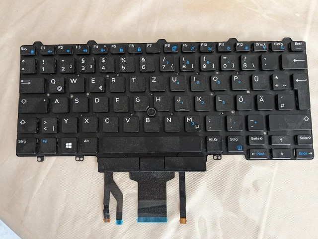 Clavier Allemand Pour Dell Latitude E5450 E5480 E5470 E7450 E7470 0W93F7 Backlit