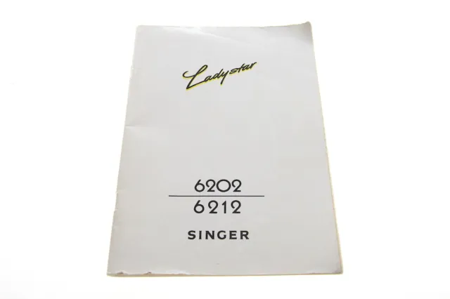 Original Bedienungsanleitung für Singer Ladystar 6202, 6212 Nähmaschine