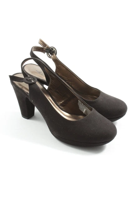 Talons Hauts Noirs Jumex - Taille UK 5 (équivalent 38) - Hauteur Milieu (5-7,5 Cm) - Occasion, état à Vérifier