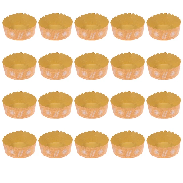 90 PCS Doublures De Petit Gâteau Grande Doublure De Gâteau Papier Kraft