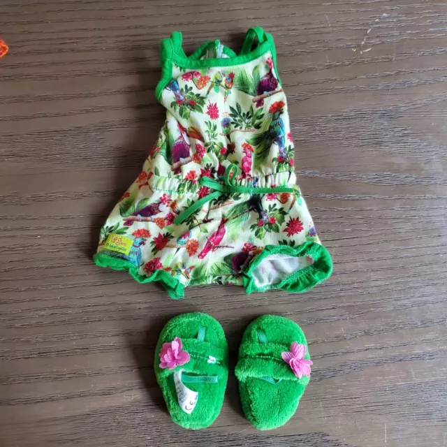 American Girl Doll Lea’s Rain Forest Dreams Pajamas and Slippers