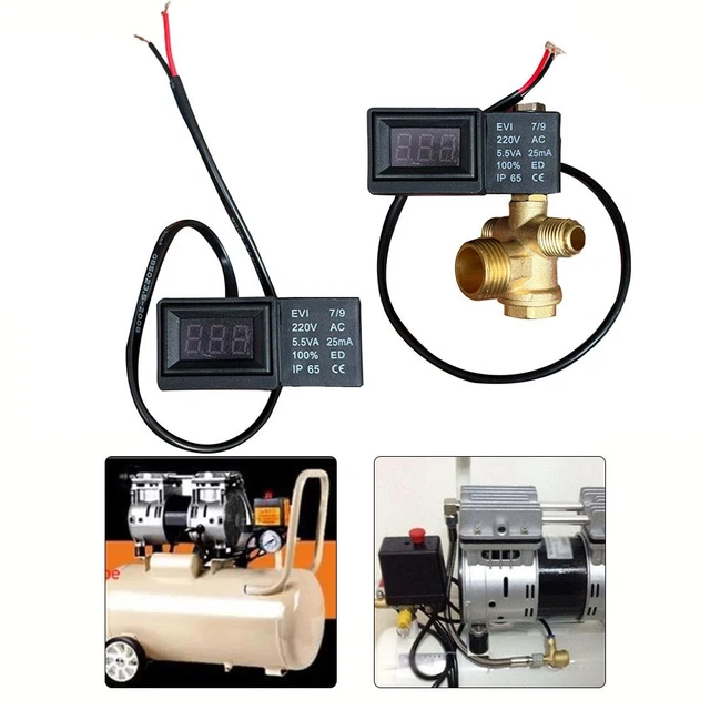 Solénoïde Silencieux Sans Huile Et Clapet Anti-retour Pour