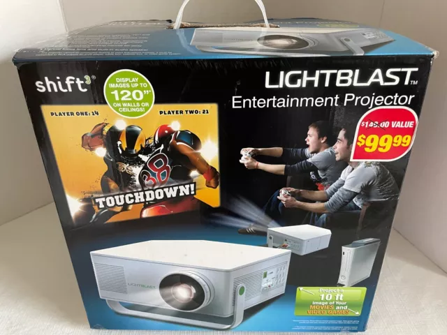 Shift3 Lightblast Entertainment Projector - 10 ft image of movies & video games*