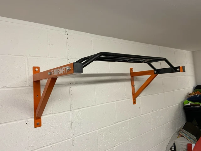 Mirafit wall mounted pull up bar best sale