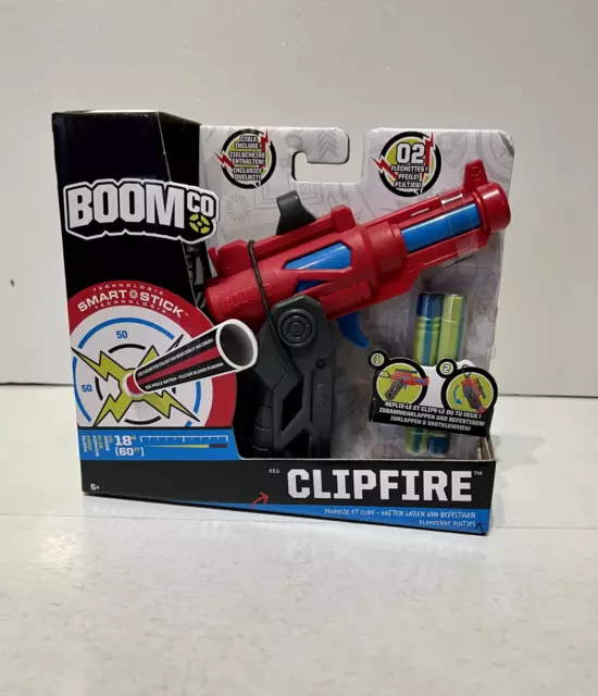 Mattel Boom Co Clipfire  Aktion Dart Gun Blaster Pistole Spielzeug ähnlich Nerf