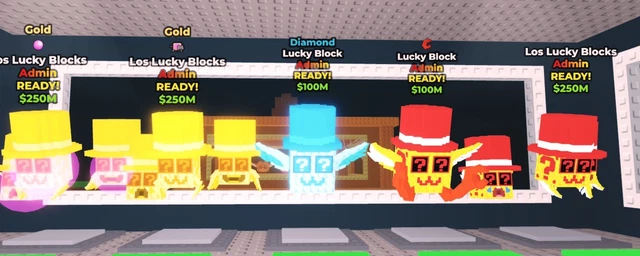 STEAL A BRAINROT 5 Together Los/Admin Lucky Blocks Traits Gold Diamond ...