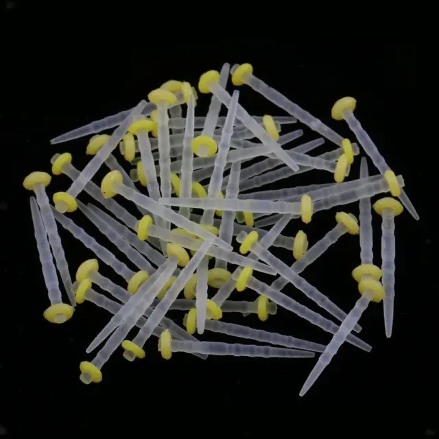 50pcs Dental Fiber Post Glass Fiber Material Straight Pile 1.2mm in Bulk