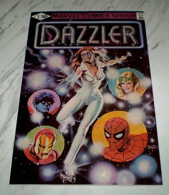 Dazzler #1 NM/MT 9.8 White pages 1981 Marvel B&W PRINTING ERROR variant