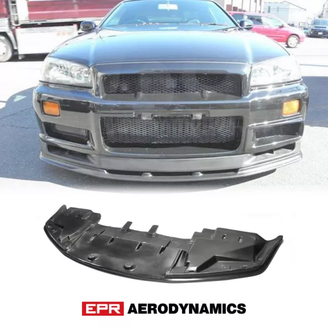OE Style FRP For Nissan R34 Skyline GTR Front Bumper Bottom Lip with undertray OE Style FRP For Nissan R34 Skyline GTR Front Bumper Bottom Lip with undertray