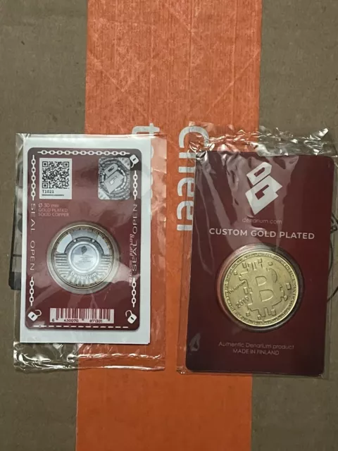 2019 DENARIUM BIT COIN BTC Cold Wallet  1/ 221 UnFunded Coin READ DESC***