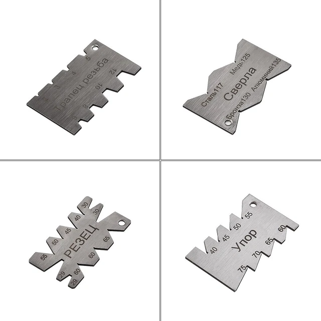 Instrument de mesure polyvalent jauge angle de coupe fil en acier carbone