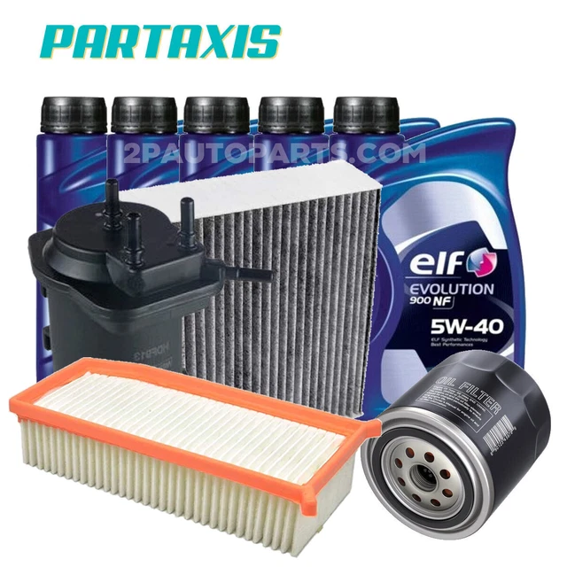 Kit Tagliando Renault Clio IV 1.2 - 3 Filtri + 4 Candele + 4L Olio 5W40 | Manutenzione Completa - Foto 2