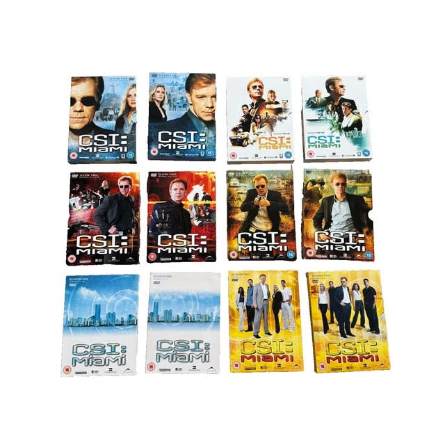 CSI MIAMI SEASONS 1-6 DVD Box Set Bundle £29.99 - PicClick UK
