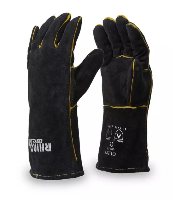 MIG/MAG Handschuh Größen 9 - 11 Heavy Work Handschuhe Schweißerhandschuh