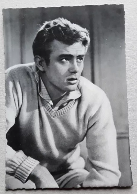 AK Schauspieler JAMES DEAN - Portrait - alte Foto-StarPostKarte #40