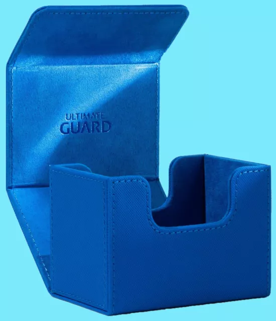 ULTIMATE GUARD MONOCOLOR BLUE 80+ SIDEWINDER DECK CASE Card Storage Box ccg tcg