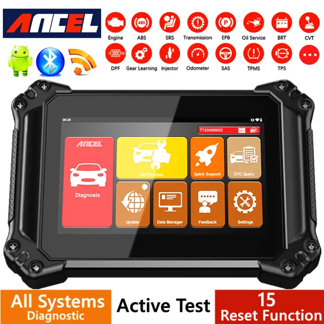 ANCEL V6 PRO Car Bidirectional All System OBD2 Scanner Diagnostic Scan Tool ABS