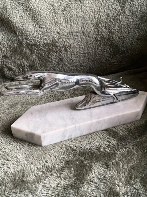 Leaping Greyhound Chrome Classic Car Bonnet Mascot ? Art Deco?