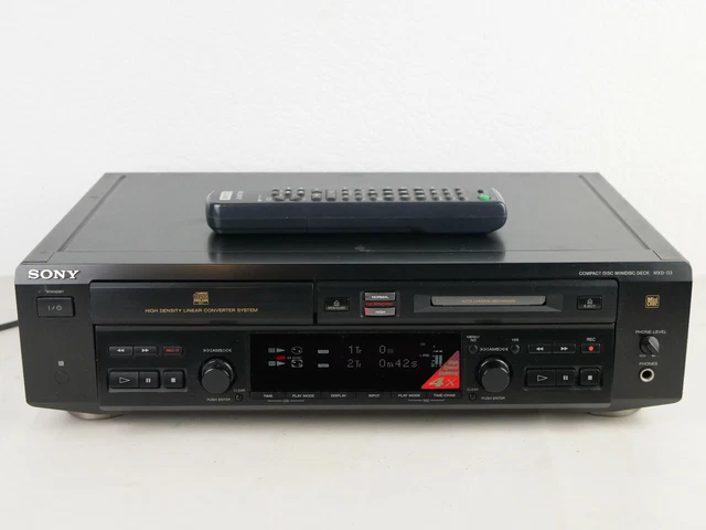 Sony MXD-D3 Mini Disc CD Recorder Player MiniDisc