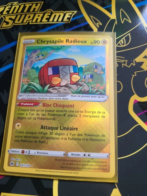 CHRYSAPILE RADIEUX 051/159 - Carte Pokémon EB12.5 ZENITH SUPREME - NEUF - FR