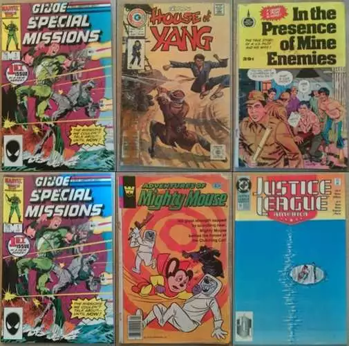 GI Joe Special Missions (2) House of Yang Mighty Mouse JLA Mine Enemies Lot of 6