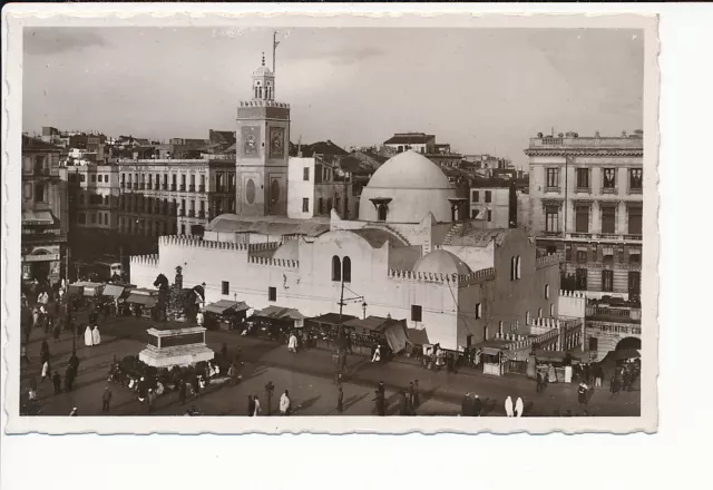 CPSM ALGER ( ALGERIE ) Mosquée Djemaâ Djedid - Place du Gouvernement